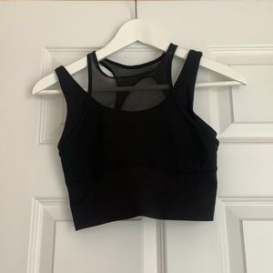 Lululemon black sports bra size 4